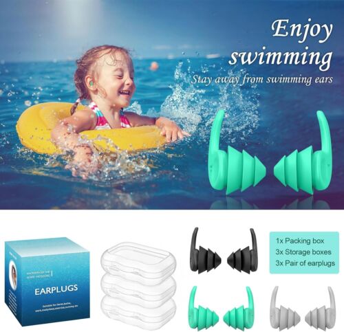 Reusable Waterproof Ear Plugs for Kids - Ideal for Swimming, Surfing, Bathing - Picture 10 of 10