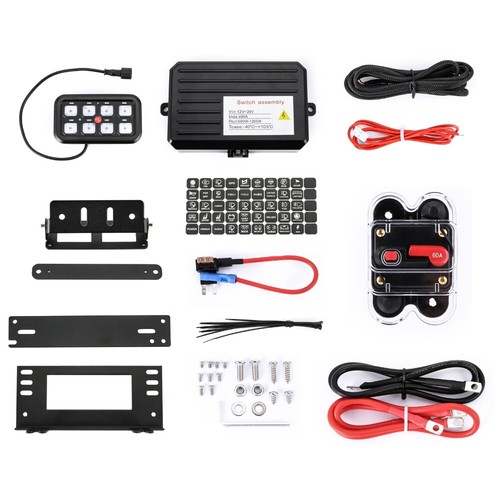 AUXBEAM 8 Gang Switch Panel Automatic Dimmable on-off LED Light Display for Ford - Foto 12 di 12