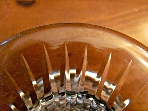 BEAUTIFUL 'WATERFORD' CUT CRYSTAL LISMORE 3 3/4" CANDLESTICK TAPER CANDLE HOLDER - Picture 6 of 7