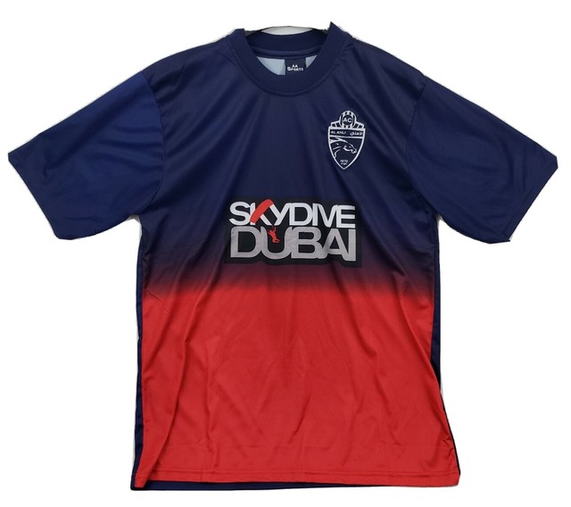 Al Ahli Saudi Football Club Skydive Dubai Soccer Jersey Size 44 AA
