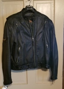 GENUINE-HARLEY-DAVIDSON-MEN-039-S-M-LEATHER-JACKET-NICE