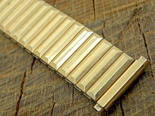 Vintage Speidel USA Pre-Owned Expansion Stainless Steel 16mm-19mm Watch Band - Bild 1 von 3