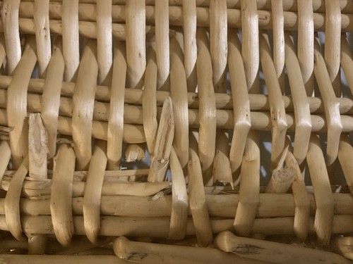Großer quadratischer Weidenkorb mit Stofffutter 🧺 - Bild 6 von 6