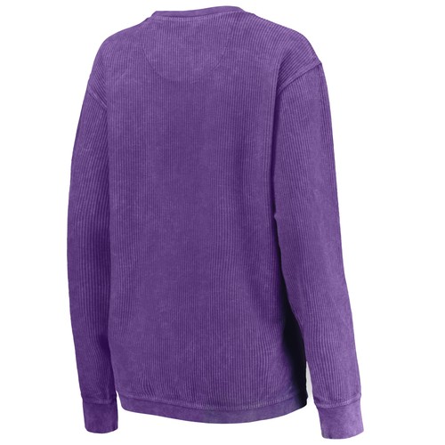 Women's Pressbox Purple Kansas State Wildcats Comfy Cord Vintage Wash Basic Arch - Picture 3 of 3
