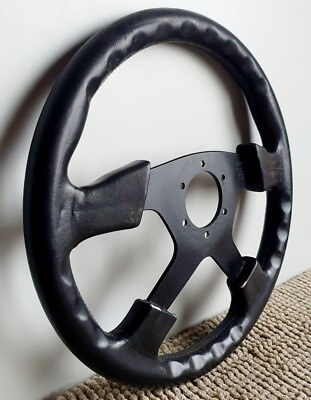 MOMO Honda Access F 1 RARE Leather Steering Wheel EE9 EG6