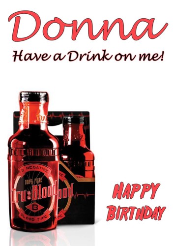 Eric Northman Tru TRUE BLOOD Alexander Skarsgard PERSONALISED Birthday ART card - Picture 8 of 11