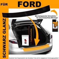 LACKSCHUTZFOLIE LADEKANTE FÜR FORD MONDEO LIMOUSINE 2007-2014 SCHWARZ GLANZ