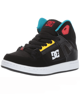 SCARPE DC SHOES REBOUND BLACK MULTI BAMBINO NUMERO 28 -29 -30.5 -32 -33 -34  -38 | eBay