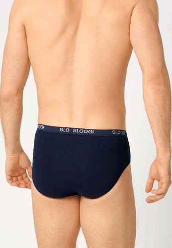 OFFERTA 8 PEZZI SLOGGI MEN BASIC MIDI Slip Medi Uomo BIANCO-BLU-NERO-GRIGIO - Foto 8 di 40