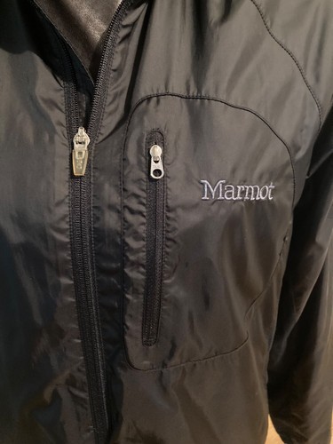 Marmot Jacket Men SM Rain Precip Weather Shell Full Zip Outdoor Windbreaker - Picture 2 of 5