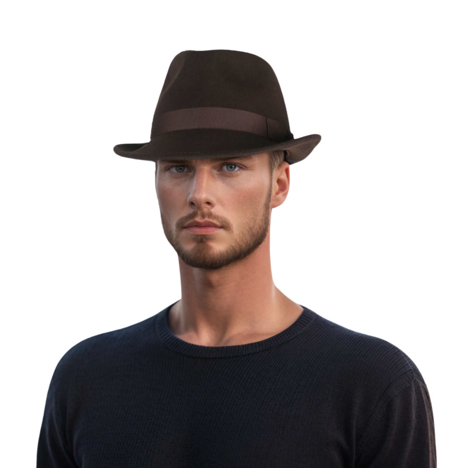 Trilby Hat for Men & Women - 100% Wool Felt Fedora Hats - Short Brim Fedora Hat
Opens in a new windo