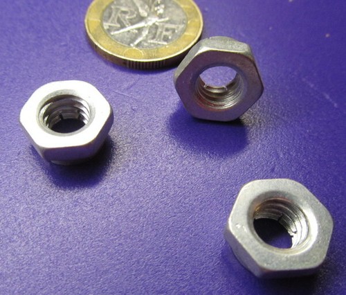 Cadmium Steel Flex Top Expanding Hex Nut RH, 5/16"-18 x 1/2" W x 17/64"H, 20 Pc - Picture 7 of 12