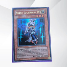 Yugioh Silent Swordsman LV3 RDS-EN009 (UR) 1st Ed. Yu-Gi-Oh! TCG Rise of Destiny