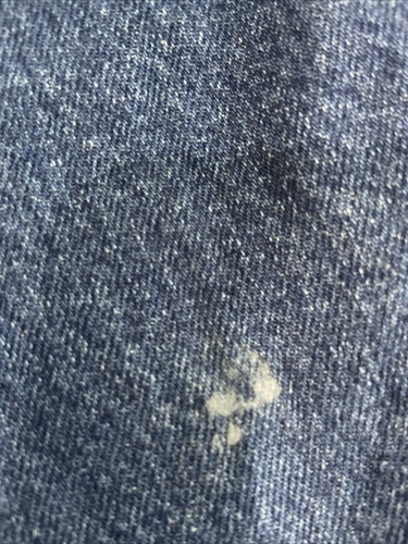 Jeans scarico vintage anni 90 y2k larghi conici invecchiati hip hop toppe all over - Foto 20 di 21