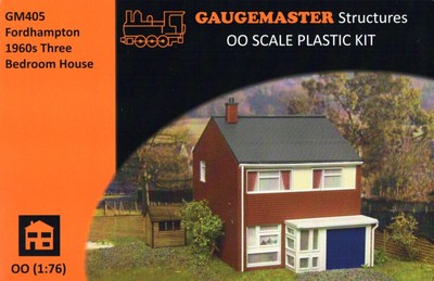 Gaugemaster GM405 - Fordhampton 1960er Jahre drei Schlafzimmer Haus Kunststoff-Kit - OO Gaug