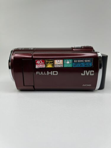 JVC Everio GZ-E10RU HD 1080i Camcorder Bundle 40x w/ Memory Card & Cables (A3) - Picture 4 of 10