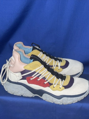 CHAMPION Leather Rainbow Pink Red Yellow Blue Sneakers Size 10 Wide ❤️blt15m12 - Picture 3 of 13