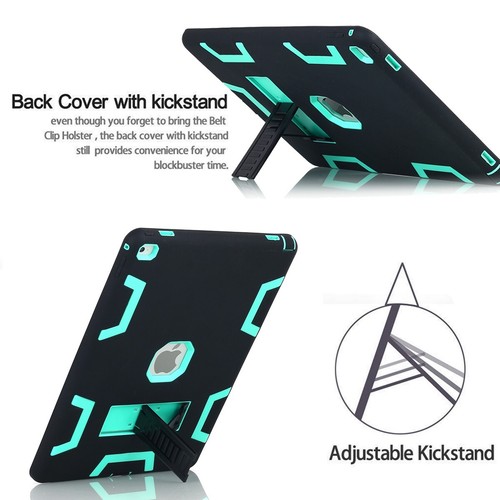 For iPad Pro 12.9 inch (2015/2017) Case Hybrid Shockproof Heavy Duty Stand Cover - Picture 4 of 12