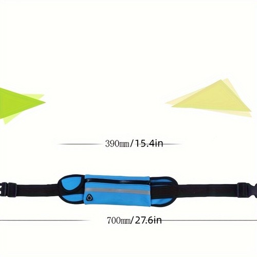 Wasserdichte Sport Runner Hüft Bauchtasche Laufen Joggen Gürteltasche Reißverschluss Bauchtasche - Bild 3 von 12