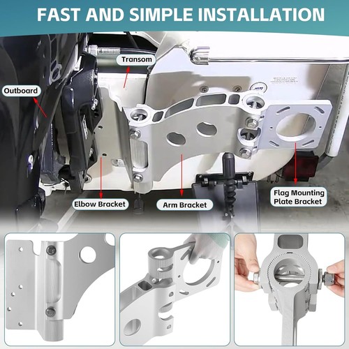 1810303 Talon Universal Modular Adaptador Soporte Sandwich estribor para Minn Kota - Imagen 7 de 14