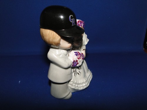 NEW Colorado Rockies Bride & Groom Figurine Wedding Cake Top, you pick - Picture 3 of 13