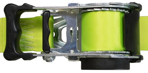 2x Automatischer Spanngurt Automatik 3m 50mm 750kg 1,5t selbst aufrollend (11) - Bild 10 von 11