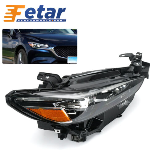 Passenger RH LED Projector Headlight Headlamp w/o Adaptive For 2018-2021 Mazda 6