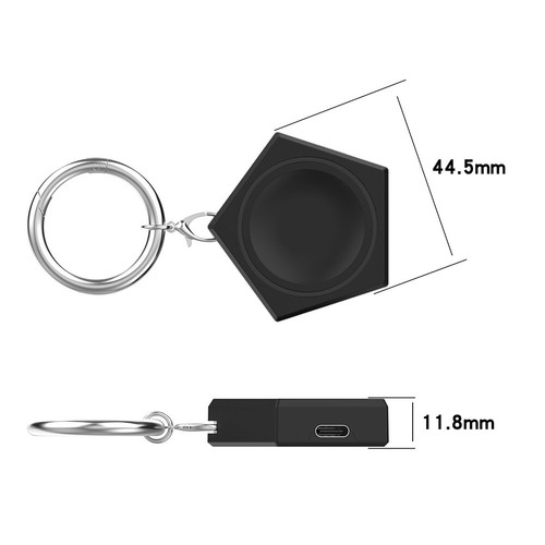 5V Wireless Charging Stand Base with Keychain Replacement for Google Pixel Watch - Zdjęcie 17 z 18