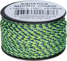 Micro Cord 125ft Atwood Rope MFG Made in USA Aquatica RG1264 