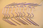Greenhouse Glazing Clips W glass clips 100 spare spring wire galvanised clips