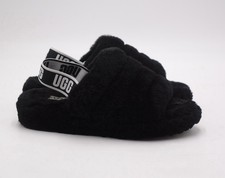 UGG Australia Fluff Yeah Slide Sandals for Women, Size US 8 - Black
