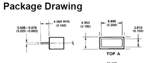 10 Stück HLMP-2500 LED Lichtbalken, 3,81x8,89mm, grün - Bild 4 von 6