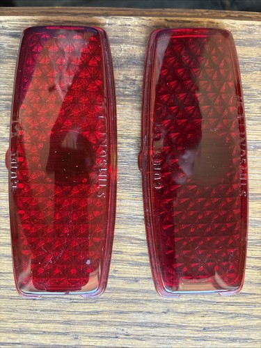 1941-1948 Chevrolet passenger Vintage Original Tail Light Lamp Lens R-1 5931432 - Picture 4 of 4