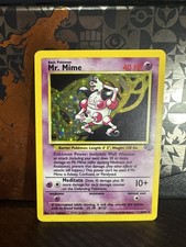 Pokémon TCG Mr. Mime Jungle 6/64 Holo Unlimited Holo Rare NM