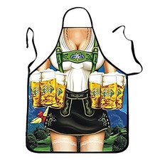 BILI Oktoberfest Apron Dirndl Apron for German Oktoberfest Party Costume, Nov...