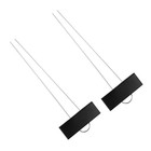  2 Stücke Metall Garten Etiketten Rechteckige Pflanze Tag Display Zeichen