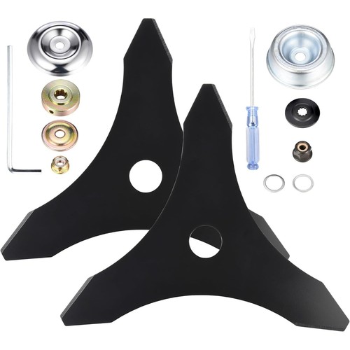 Für 20 mm/25,4 mm Dorn 10 Zoll x 3 Zähne Kohlenstoffstahl Freischneider Unkrautfresser Klingen - Bild 5 von 9