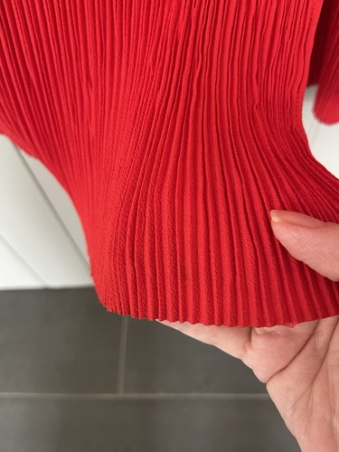 Manning Cartell Double Time Pleat Dress Red Size 8 - Picture 9 of 13