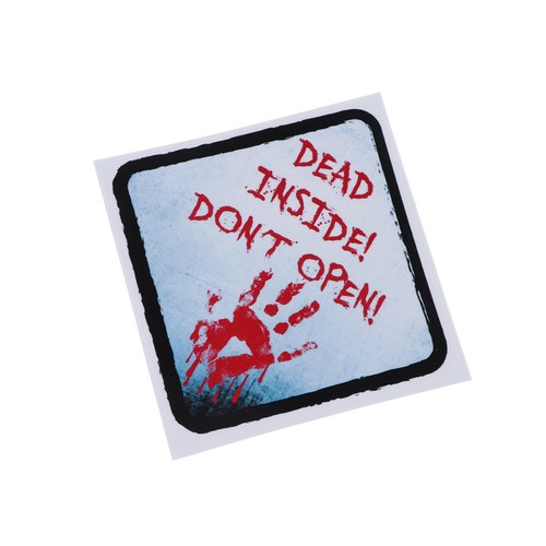 Car Stickers Blood Window Bloody Handprint Spooky Wall Decoration - Picture 9 of 11