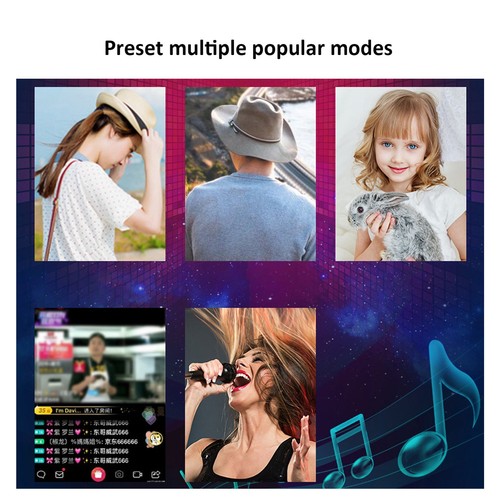 Portable Voice Changer BT 5.3 Multifunctional Effects Handheld Mini Live Soun CB - Afbeelding 17 van 24