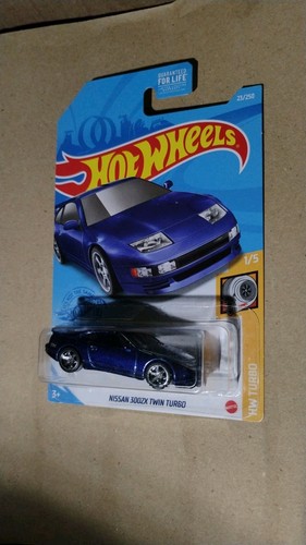 Hot Wheels Super Treasure Hunt - Nissan 300ZX Twin Turbo Blue - 23/250 Rubber Tr - Picture 1 of 3