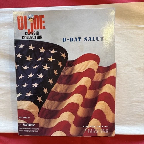 Hasbro 1997 G.I. Joe Classic Collection D-Day Salute 12" Action Figure Brand New