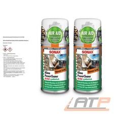 SONAX 2x 100 ml KLIMAPOWERCLEANER AIRAID SYMBIOTISCH HAVANA LOVE KLIMA REINIGER