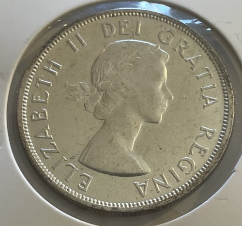 1958 Canada Dollar Totem Pole Silver Coin .800 Silver - Picture 5 of 5