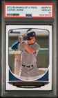 2013 Bowman Draft Picks & Prospects Aaron Judge #BDPP19 Rookie Card PSA 10 GEM