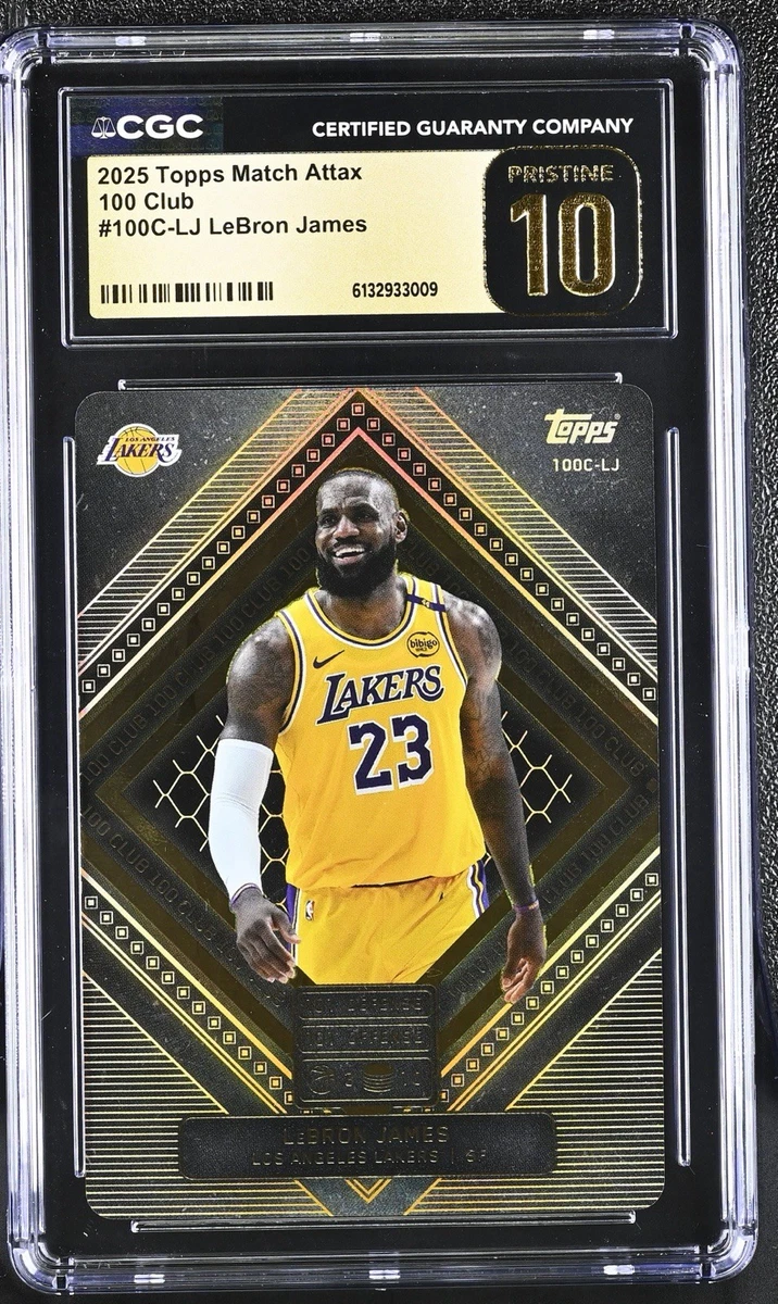 Topps LeBron James 10 Graded Basketball Sports Trading Cards
