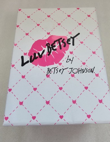 Betsey Johnson Luv Betsey Bling Watch Flower Mushroom Emoji Lthr Band New In BOX - Picture 8 of 10