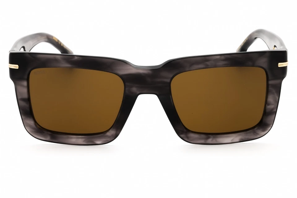 Gafas de sol Hugo Boss 1501/S 2W8 marco de cuerno gris lentes marrones 51 mm Foto 4 de 4