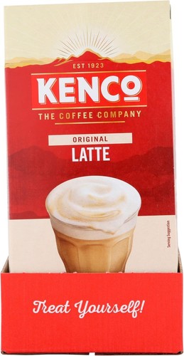 Kenco Latte Instant Coffee Sachets 8x16.3g (Pack of 5, 130.4 g 5) - Picture 5 of 7