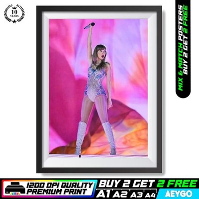 Taylor Swift die Epochen Tour Wandbild Bild Poster Druck KAUFEN SIE 2 ERHALTEN SIE 2 GRATIS
